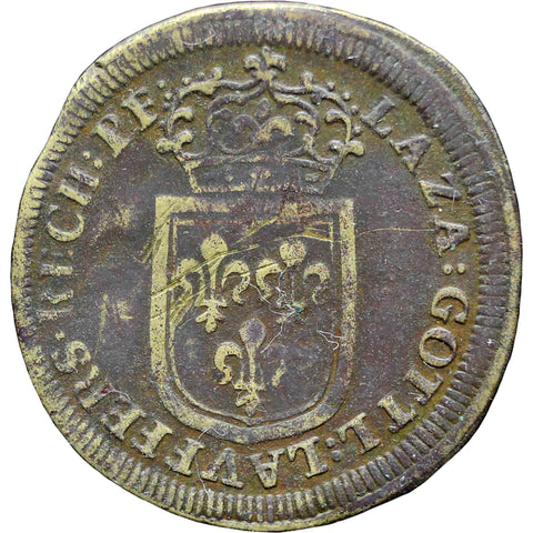 1643 – 1715 Louis XIV of France Token Jeton de Nuremberg