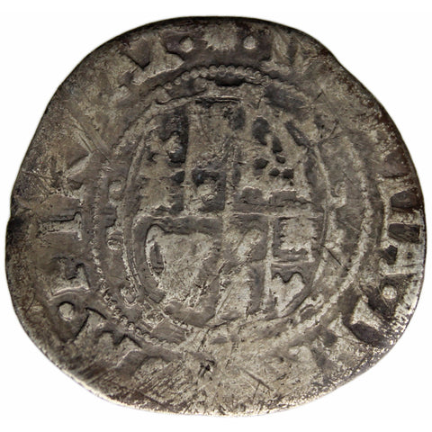 1645 - 1646 Half Groat Charles I of England Coin Silver Sun Mint