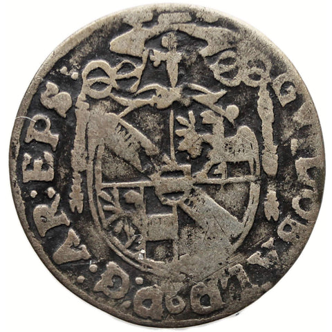 1662 Kreuzer Bishopric of Salzburg Austria Coin Guidobald von Thun und Hohenstein