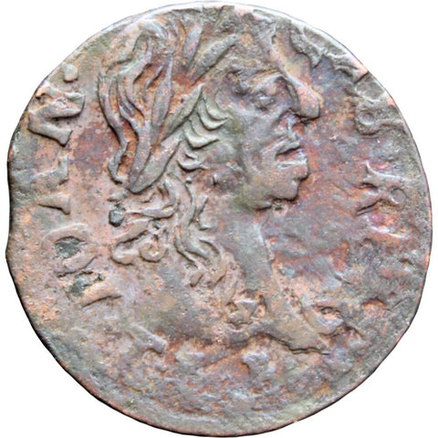 1664 Szeląg Solidus Shilling 1/3 Grosz Coin Polish Lithuanian Commonwealth John II Casimir Vasa Poland coins Europe Lithuania Old Money