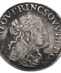 1665 1/12 Ecu Principality of Dombes Anne Marie - Louise d'Orléans France Silver Coin