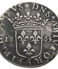 1665 1/12 Ecu Principality of Dombes Anne Marie - Louise d'Orléans France Silver Coin