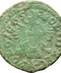 1665 Szeląg Solidus Shilling 1/3 Grosz Polish Lithuanian Commonwealth John II Casimir Vasa Coin