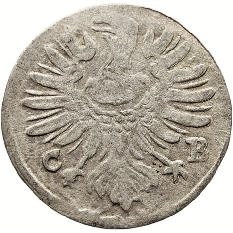 1670 1 Gröschel Duchy of Liegnitz - Brieg Silesia Coin Christian Silver