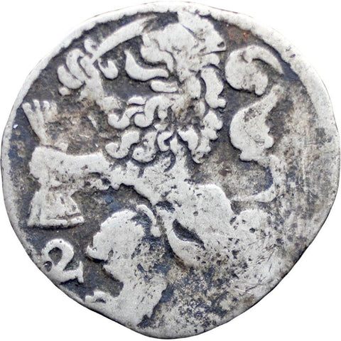 1680 2 Stuivers Kampen Dutch Republic Netherlands Silver Coin
