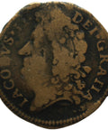 1689 Shilling James II Gun Money Ireland Coin