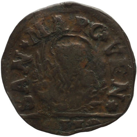 1691 - 1709 2 Soldi Dalmatia & Albania Republic of Venice Coin