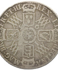 1693 Half Crown William and Mary Silver Coin United Kingdom 2nd busts