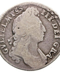 1696 Shilling William III Great Britain Coin Silver Error GVLIELMVSS