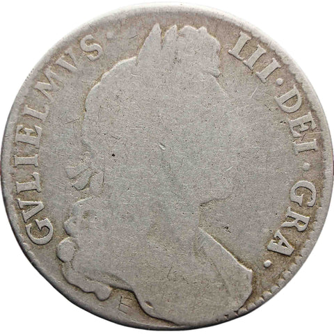 1697 Half Crown William III Coin Silver Great Britain
