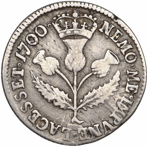 1700 5 Shillings William II Coin Scotland Silver