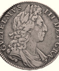1700 Half Crown William III Coin UK Silver DVODECIMO large shields