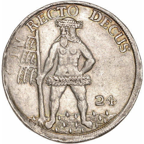 1710 24 Mariengroschen Brunswick - Lüneburg - Calenberg - Hannover 2/3 Thaler German Coin Silver