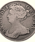 1713 Half Crown Anne Coin UK Silver