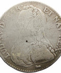 1726 A Half Ecu France Louis XV Silver Coin Paris Mint