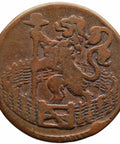 1739 1 Duit Dutch Republic Netherlands Coin