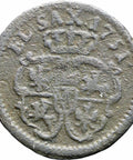 1751 Polish Lithuanian Commonwealth August III Szeląg Solidus Shilling Coin 1/3 Grosz