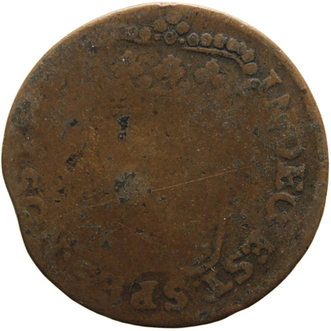 1767 Duit Dutch Republic Gelderland Coin Netherlands