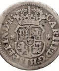 1771 Half Real Mexico Coin Carlos III Silver
