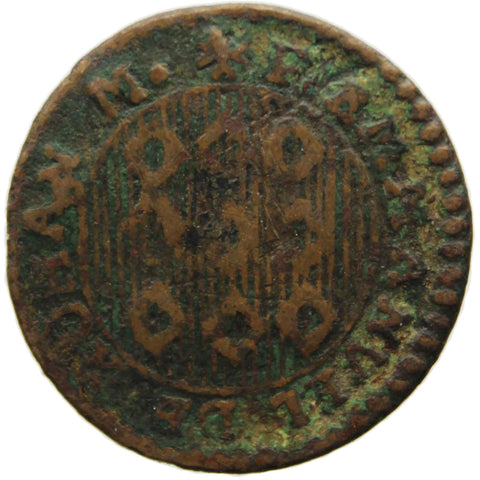 1776 1 Grano Malta Coin Emmanuel de Rohan