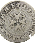 1779 2 Tari Malta Coin Emmanuel de Rohan