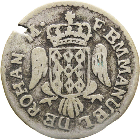 1779 2 Tari Malta Coin Emmanuel de Rohan
