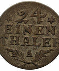 1782 A 1/24 Thaler Kingdom of Prussia Coin Friedrich II
