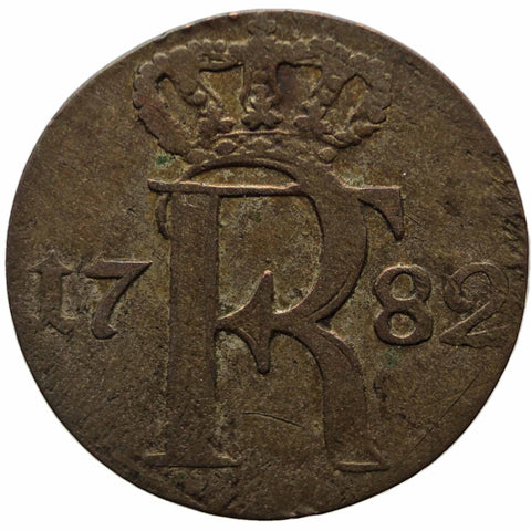 1782 A 1/24 Thaler Kingdom of Prussia Coin Friedrich II