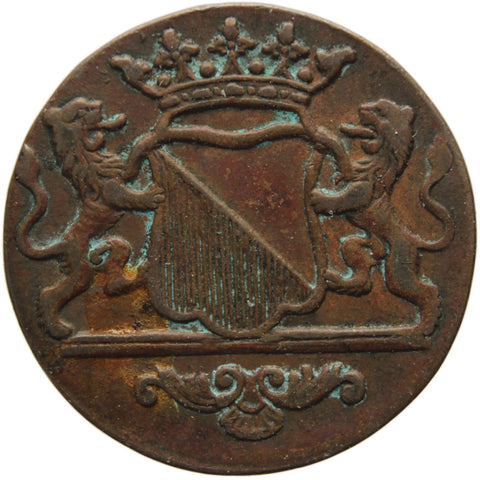 1787 Duit Utrecht Netherlands Coin
