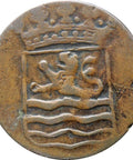 1790 Duit Zeeland Netherlands East Indies Coin