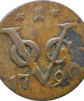 1790 Duit Zeeland Netherlands East Indies Coin