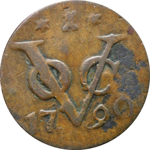 1790 Duit Zeeland Netherlands East Indies Coin