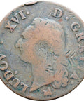 1791 1 Sol Louis XVI France Coin