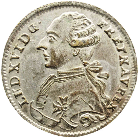1791 France Token Louis XVI