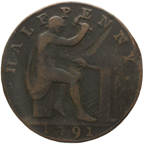 1791 Half Penny Token Warwickshire Wilkinson