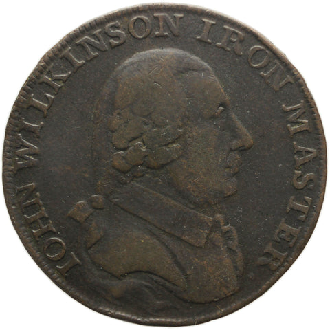 1791 Half Penny Token Warwickshire Wilkinson