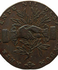 1793 Half Penny Staffordshire Leek Commercial Token