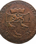 1794 Half Penny Token Kent Canterbury Cathedral J. Mathews
