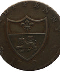 1794 Half Penny Token Lancaster John of Gaunt United Kingdom