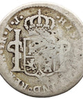 1794 IJ 1 Real Peru Coin Charles IV Silver Spain Colonial Coinage