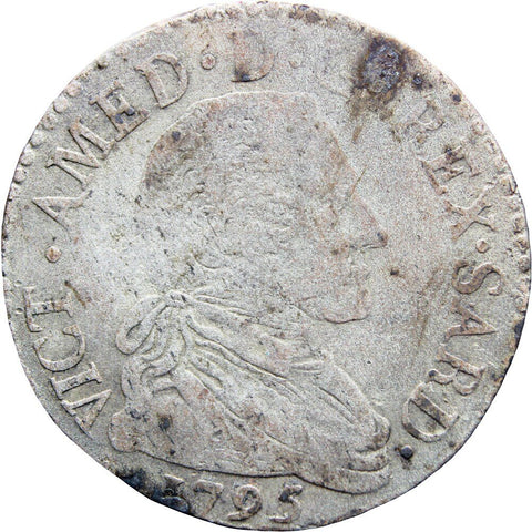 1795 20 Soldi Victorio Amedeo III Italian states Sardinia Turin Mint