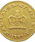 1797 1/3 Guinea George III Coin Gold UK