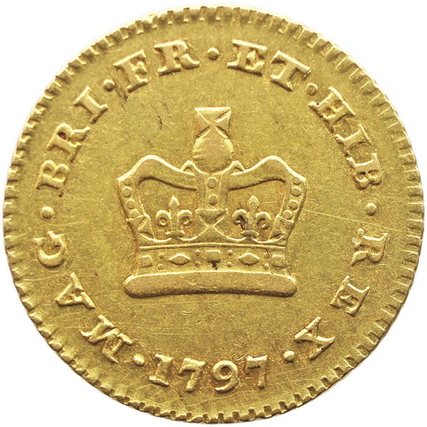 1797 1/3 Guinea George III Coin Gold UK