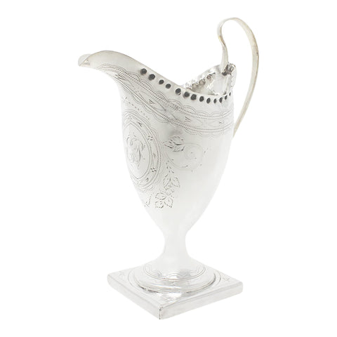 1809 Antique George III Era Sterling Silver Cream Jug Silversmiths George Gray London Hallmarks