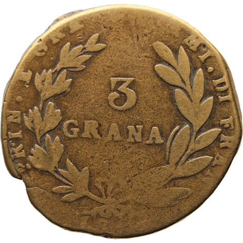 1810 3 Grana Kingdom of Naples Italy Coin Joachim Murat