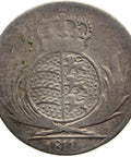 1811 6 Kreuzer Kingdom of Württemberg Germany State Coin