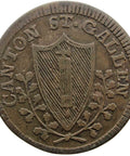 1811 One Batzen Switzerland Coin Swiss Canton Saint Gallen