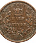 1813 Half Stiver Demerara and Essequibo Coin George III