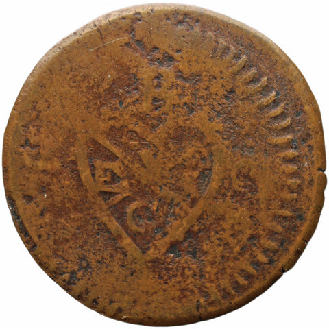 1813 Z 1/2 Stuiver British East Indies Coin