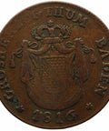 1816 1 Kreuzer Grand - duchy of Baden (German states) Coin Karl Ludwig Friedrich